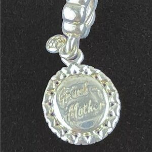 Silver Grandmother pandora Charm